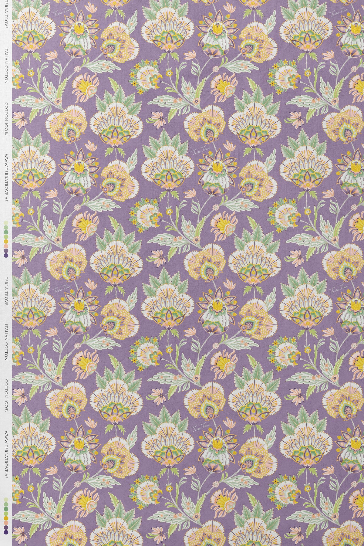 Sage Blossom - Italian Cotton Fabric | SUM26