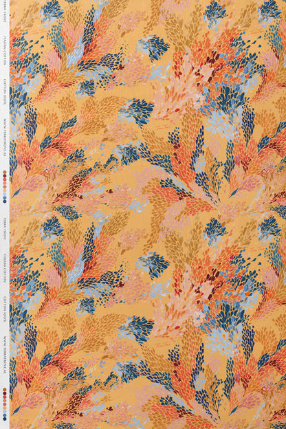 Coral Reverie - Italian Cotton Fabric | SUM26