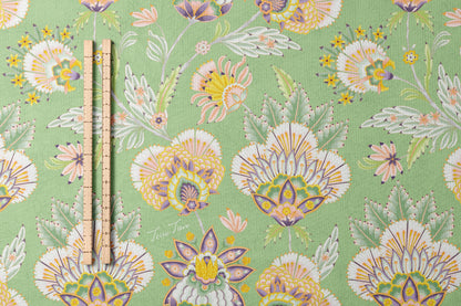 Sage Blossom - Italian Cotton Fabric | SUM26